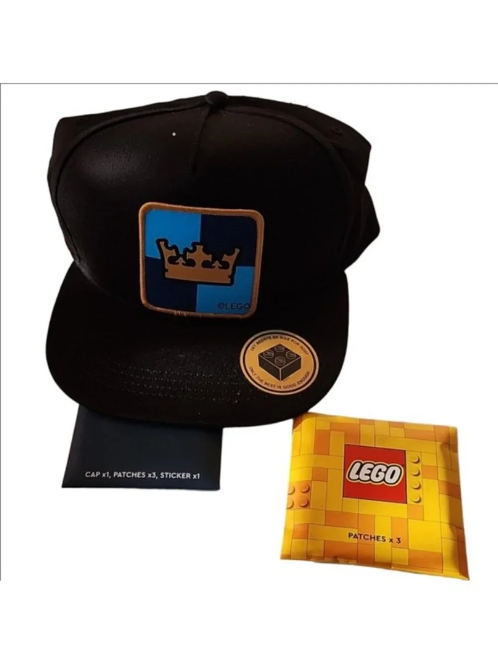 Lego Insiders VIP Customizable Cap with 6 Embroidered Patches Hat